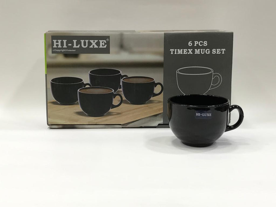 HiLuxe Mug Set, 6 Pc Timex — homepost.in