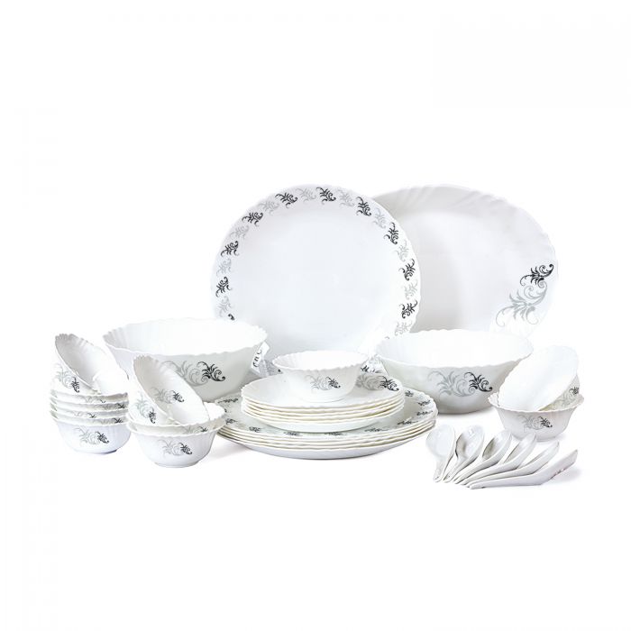 Cello Imperial Dinner Set Black Magic — homepost.in